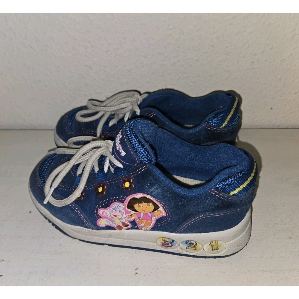 Vintage Y2K Dora The Explorer Boots Nickelodeon Toddler Shoes Size 10.5